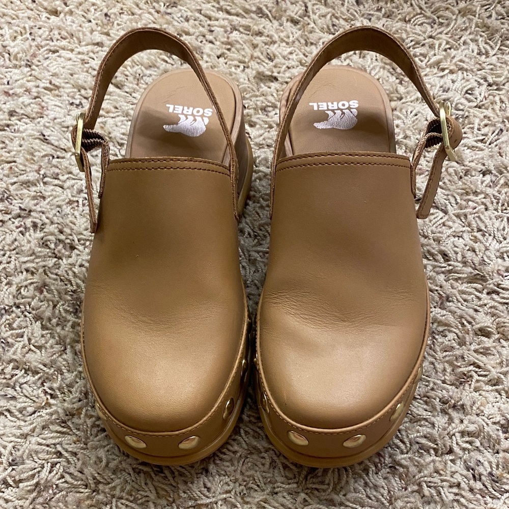 Sorel ROAM’N CLOG RVT Women's Clog tawny buff size 7.5